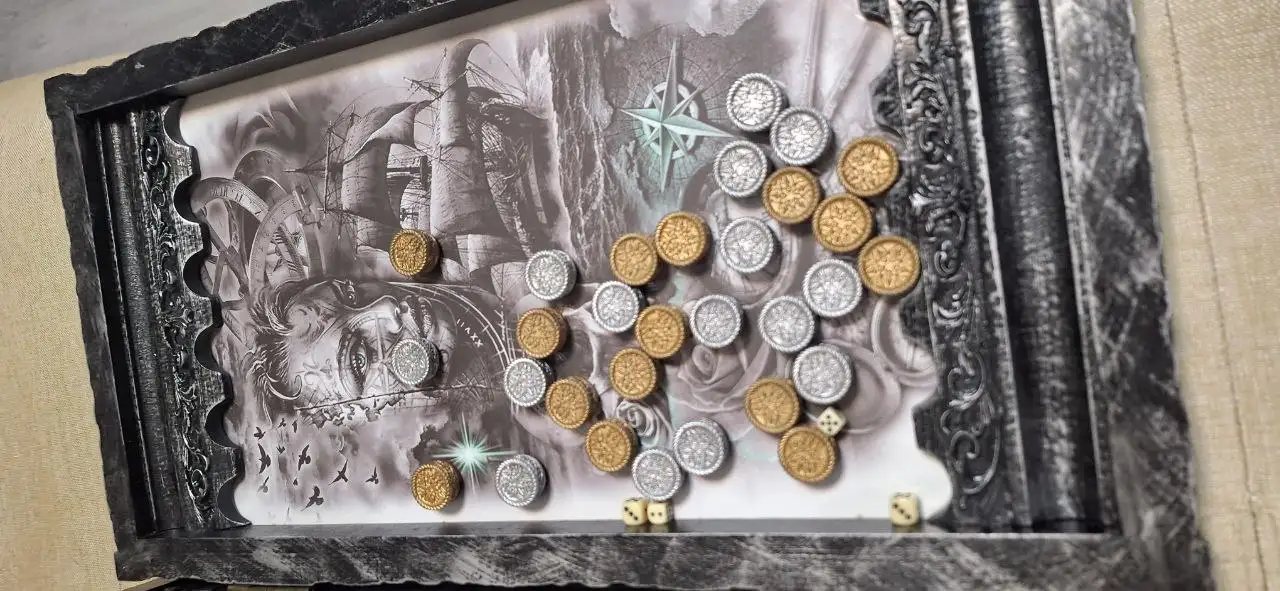 Продам нарды ручной работы из дуба - Настольные игры (Хобби и отдых) в Самара