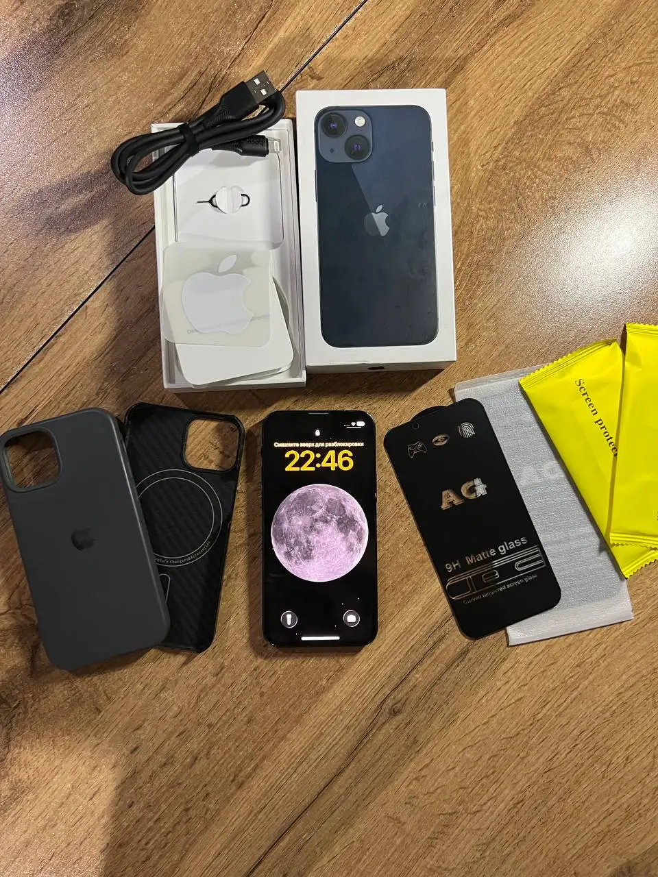 iPhone 13 mini 128гб черный с аксессуарами - Смартфоны (Электроника) в Самара