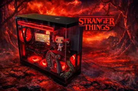 Игровой ПК в стиле Stranger Things с RTX 5060 - Радиоэлектроника и измерительное оборудование в Самара