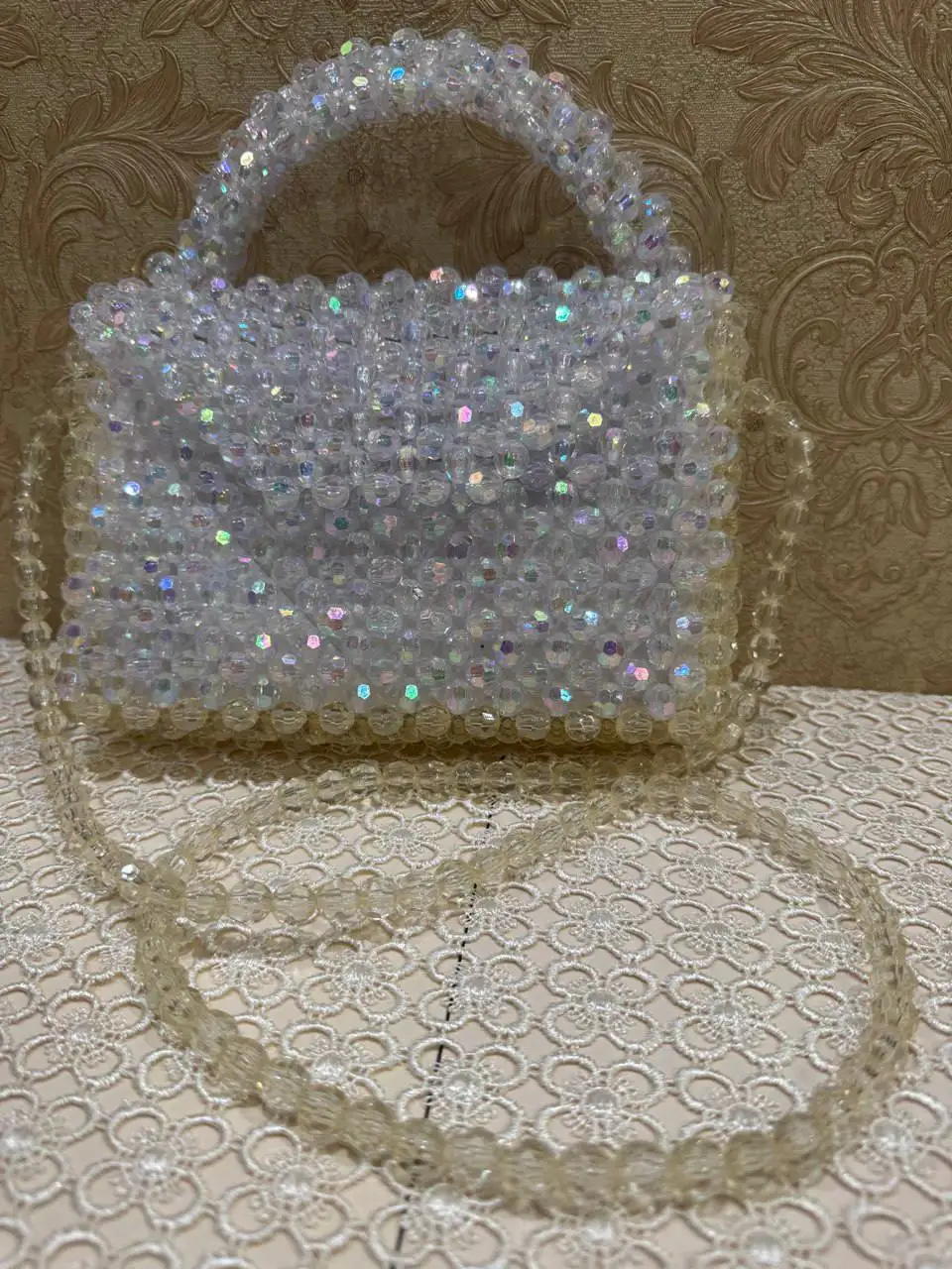 Рукодельная работа из бусин к 8 марта - Рукоделие (Барахолка) в Самара