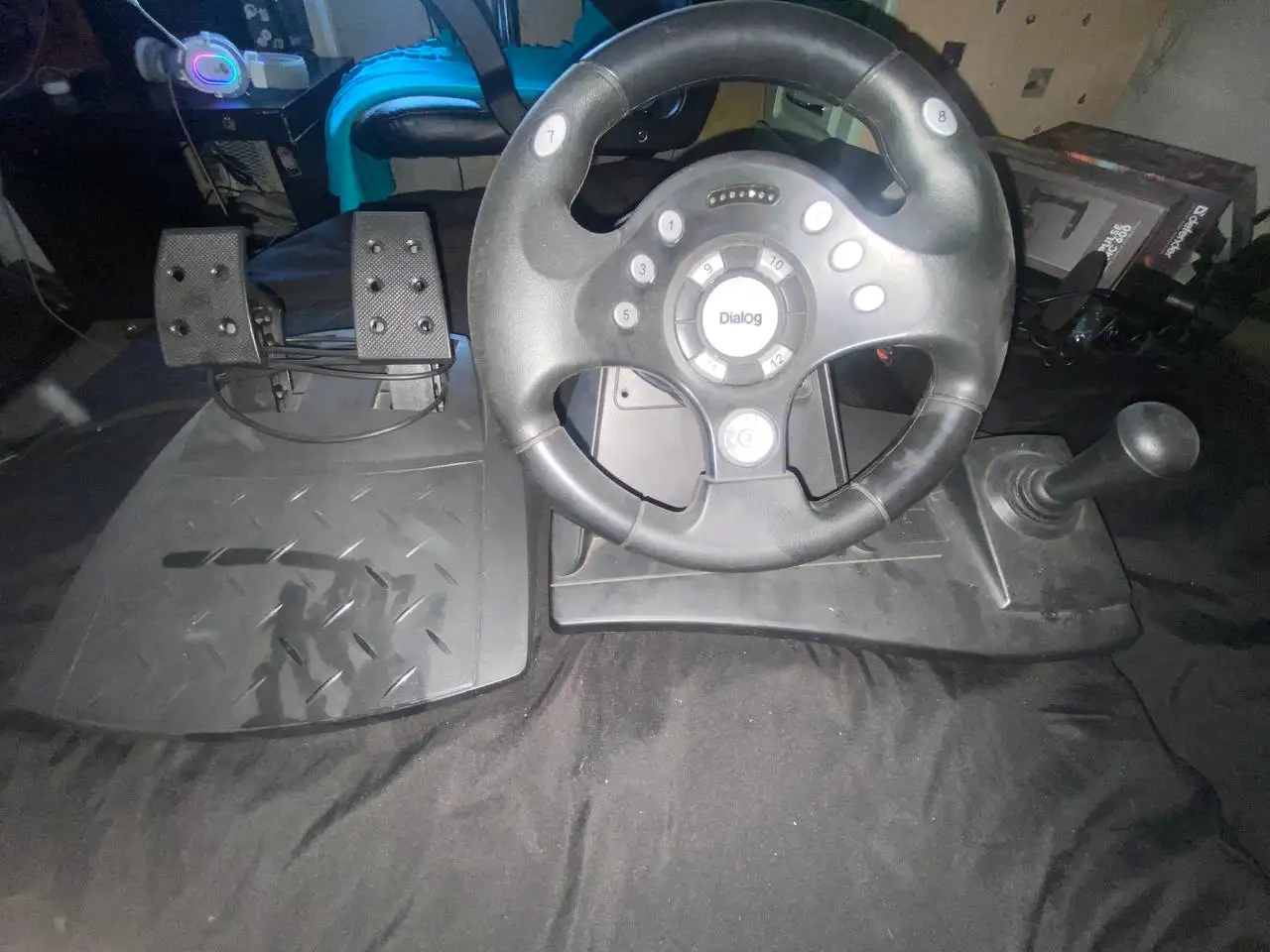 Продам руль и педали от Dialog - Игровые аксессуары (Электроника) в Самара