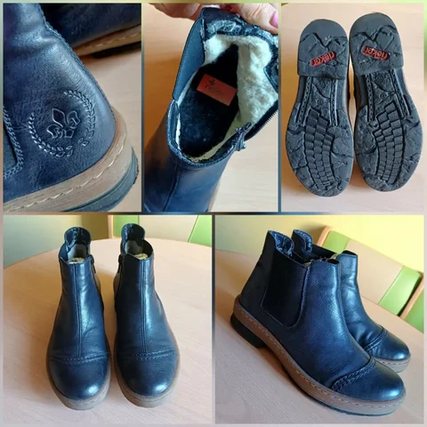 Ботинки Riker размер 37, демисезонные, синие - Брюки в Самара