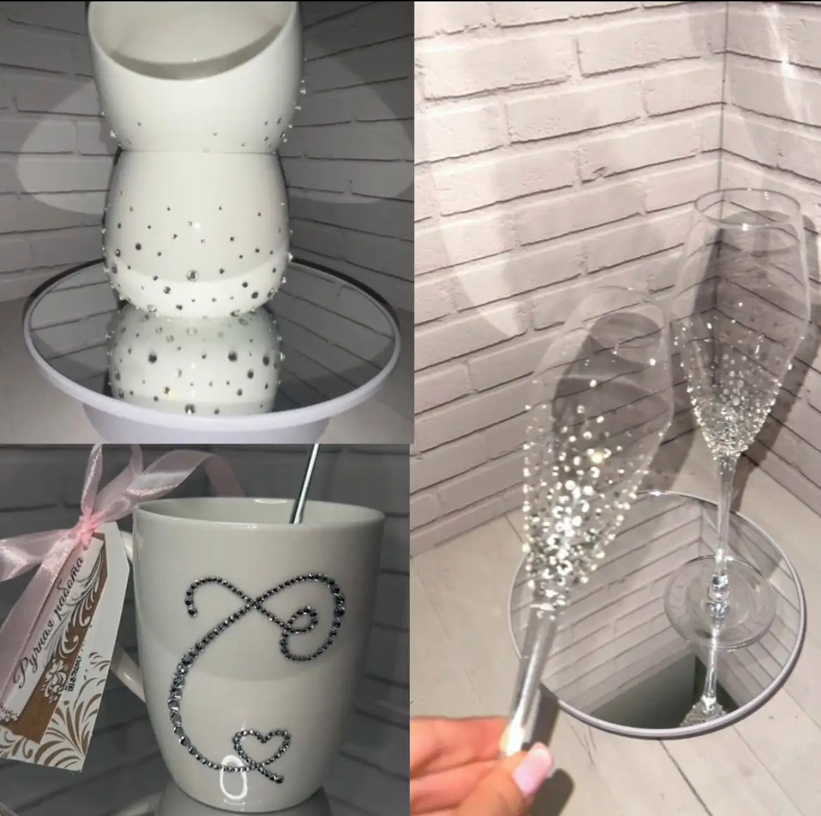 Трендовые вещи из страз с инкрустацией - Рукоделие (Услуги) в Самара