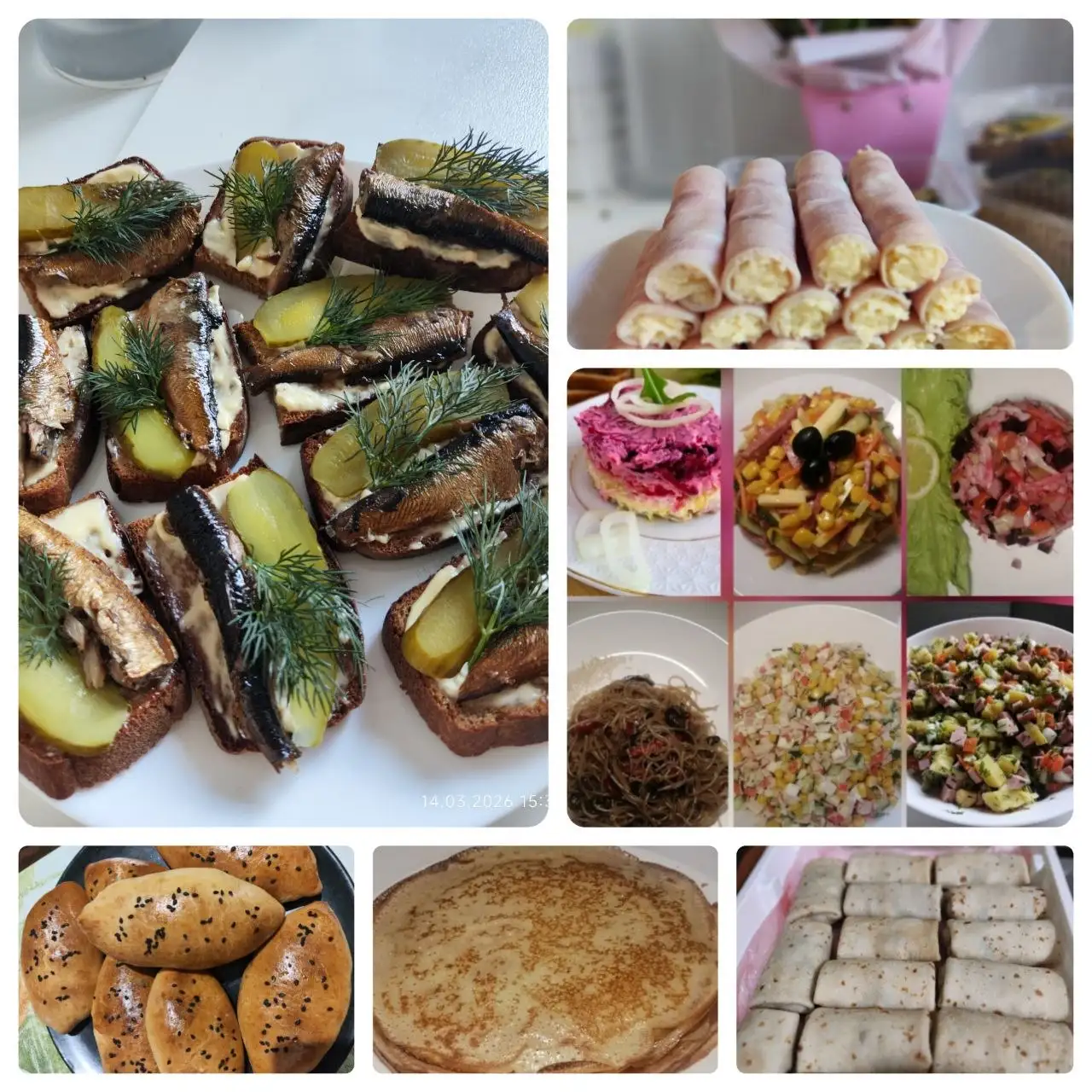 Домашние салаты, блины и пирожки с доставкой в Самаре - Продукты питания (Барахолка) в Самара