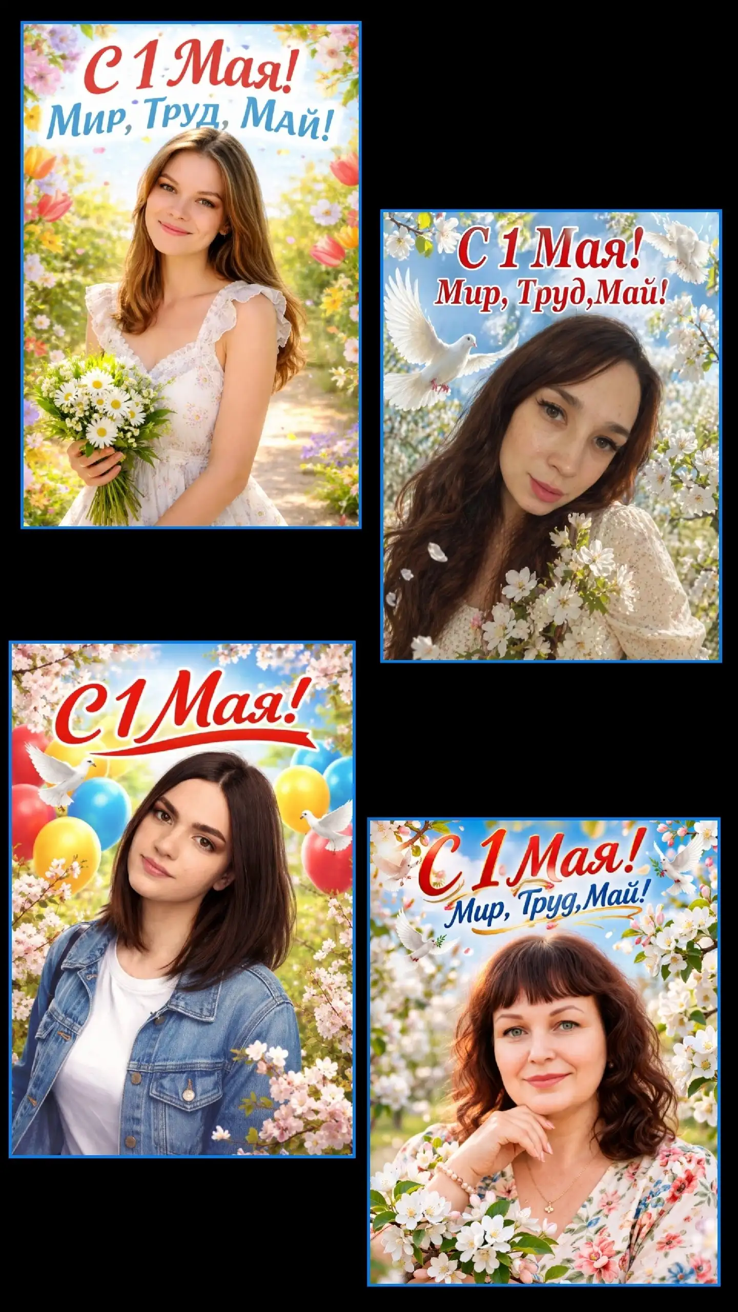 Услуги по созданию открыток и нейрофотосессии к майским праздникам - Услуги в Самара