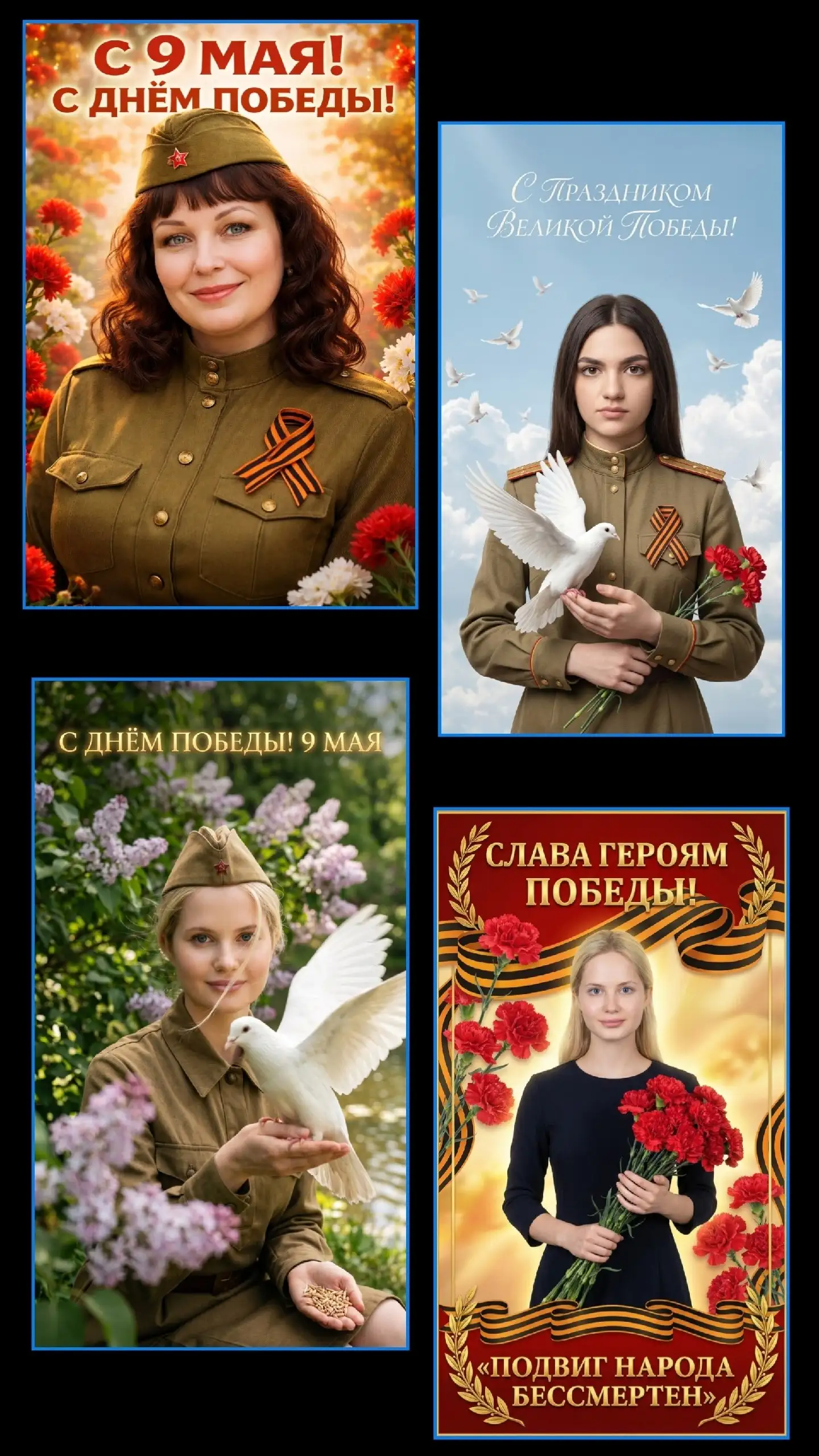 Услуги по созданию открыток и нейрофотосессии к майским праздникам - Услуги в Самара