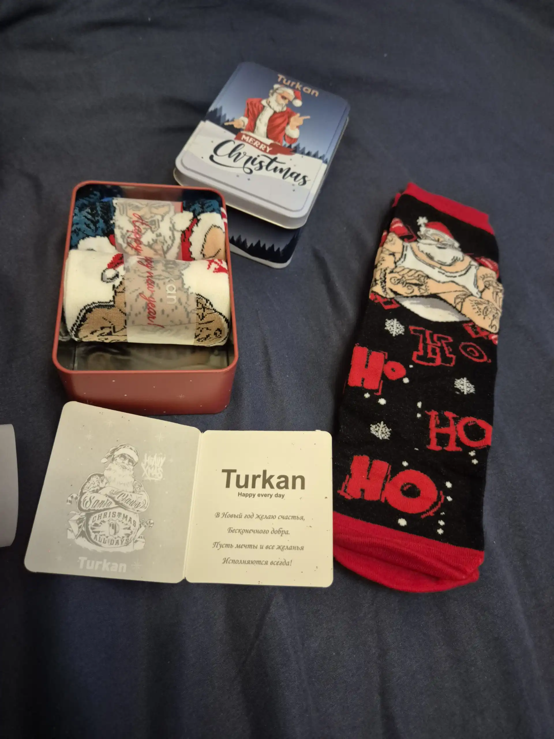 Носки новогодние Turkan в подарочной коробке