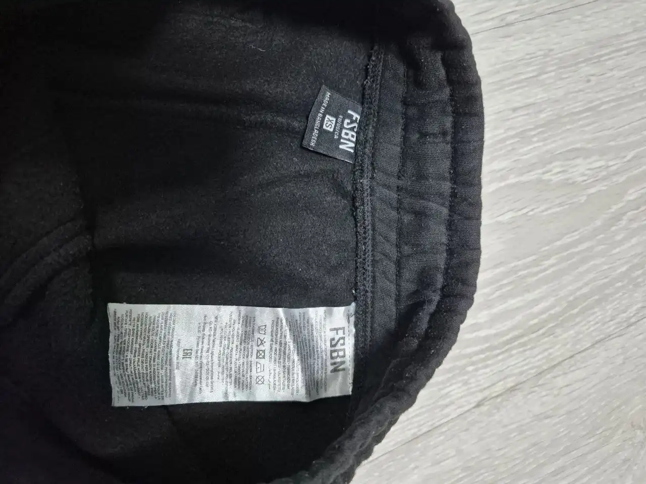 Штаны FSBN черные мужские размер XS
