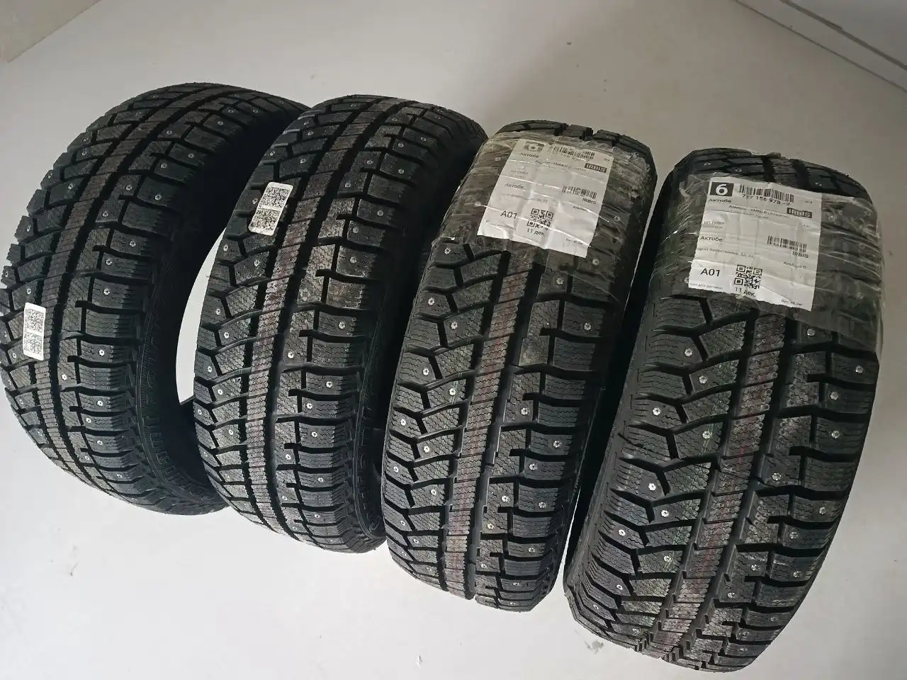 Новые зимние шипованные шины Cordiant Polar 2 205/55/r16