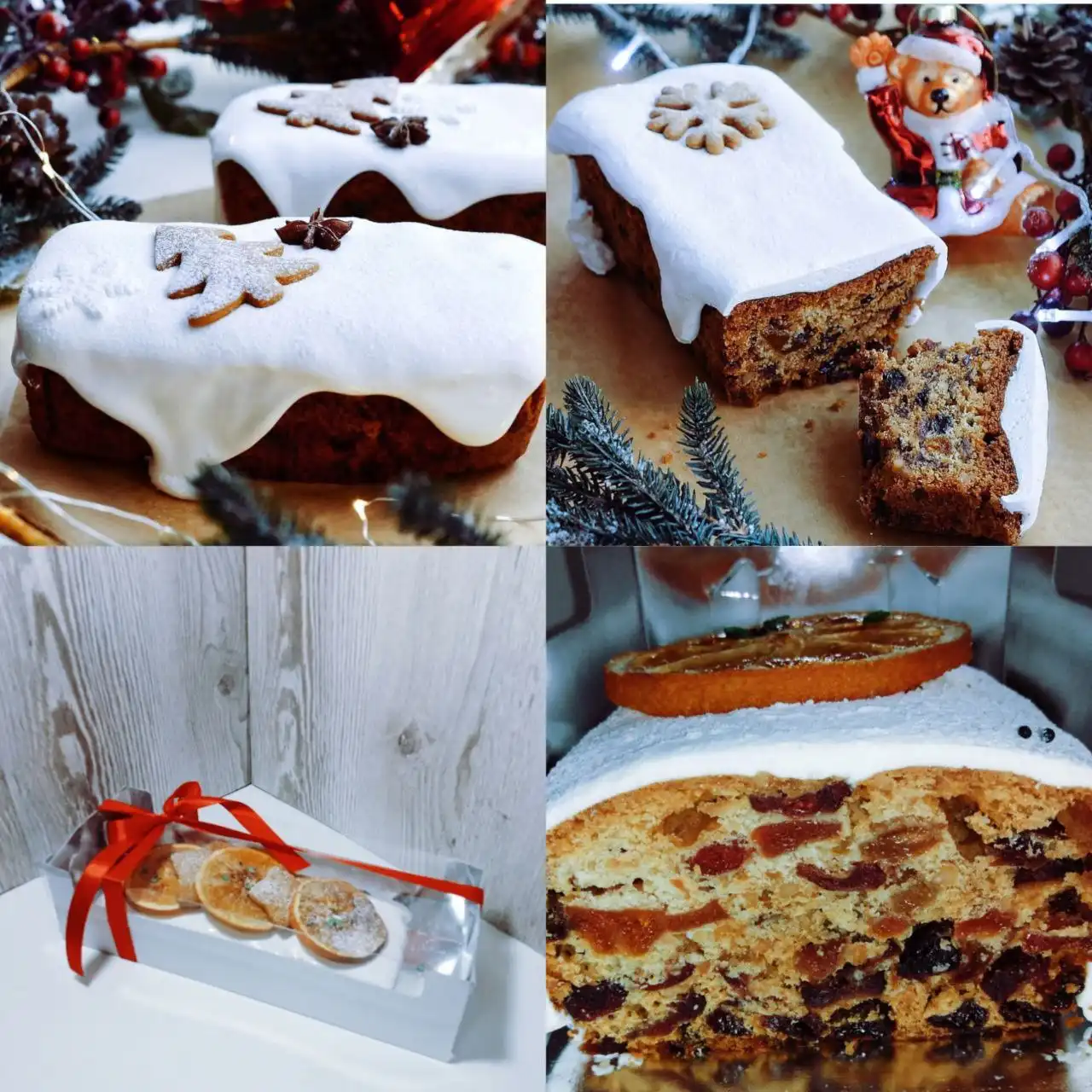 Праздничные ромовые кексы с сухофруктами и маршмэллоу