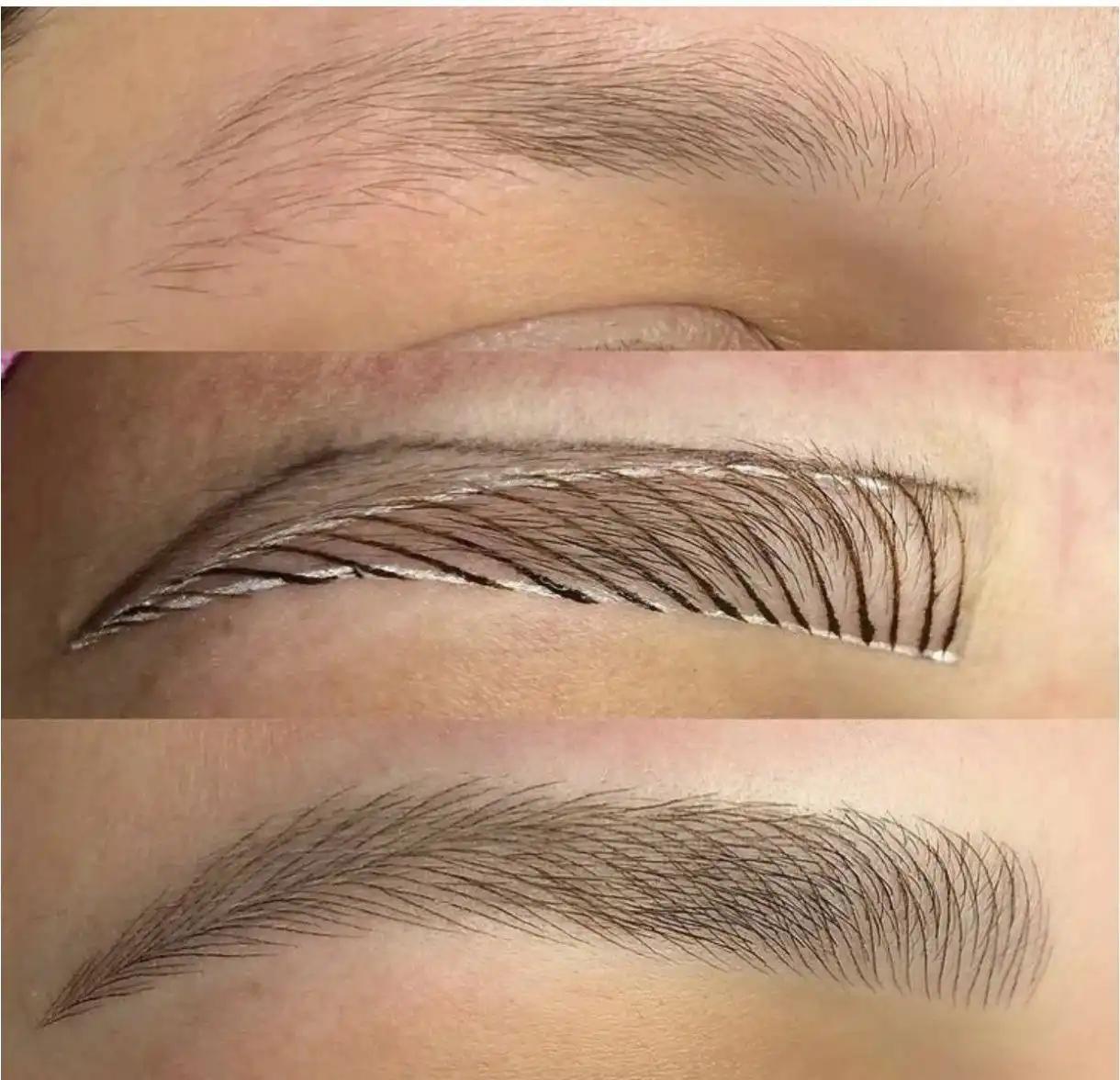 Гипереализм волоски - перманентный макияж
