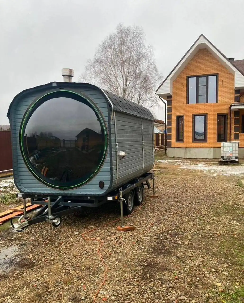 Баня-бочка под ключ в Москве и области