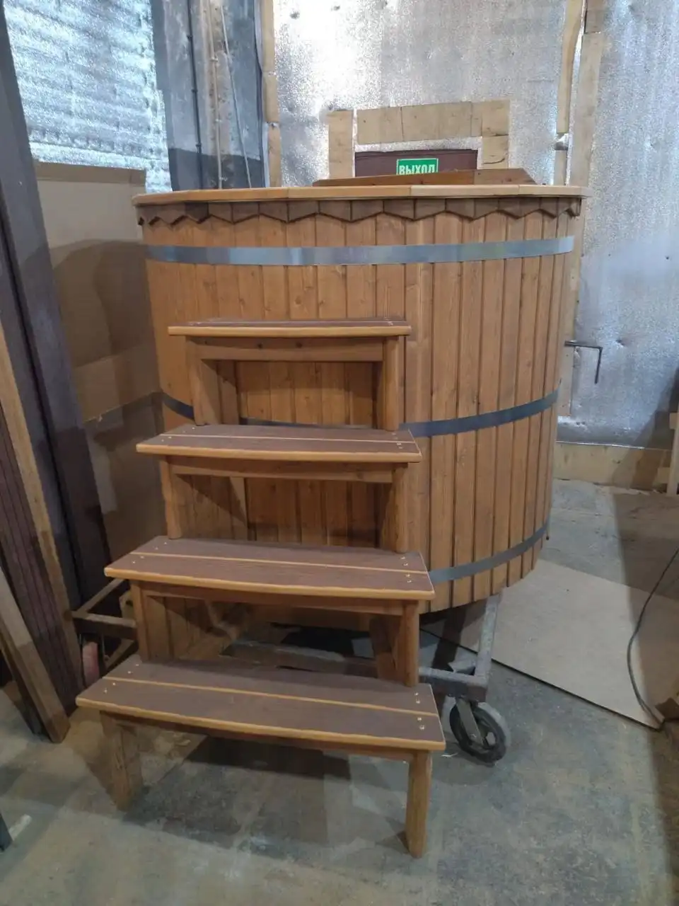 Баня-бочка под ключ в Москве и области