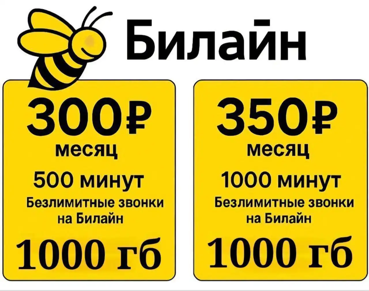 Номера Билайн с выгодным тарифом - Мобильная связь (Услуги) в Махачкала