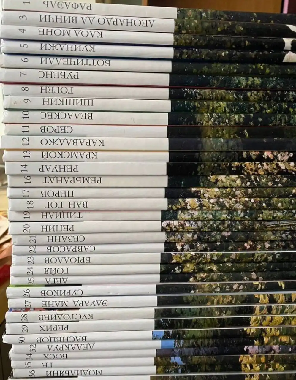 Продажа набора книг 'История великих художников'