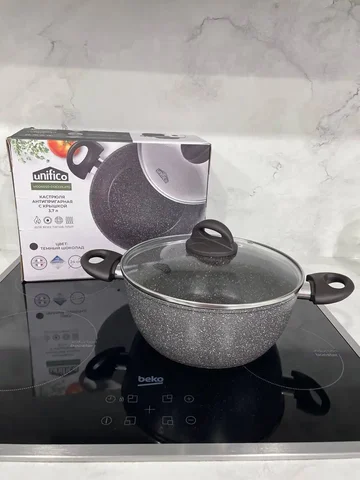 Кастрюля Vigoroso Cioccolato UNIFICO 3,7 л с антипригарным покрытием - Растения в Ростов-на-дону