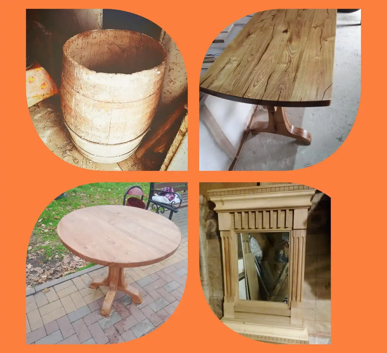 Столы и изделия из дерева ручной работы - Мебель (Барахолка) в Ростов-на-дону