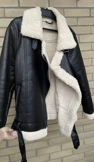 Женская дубленка авиатор из кожзама - Обувь в Ростов-на-Дону