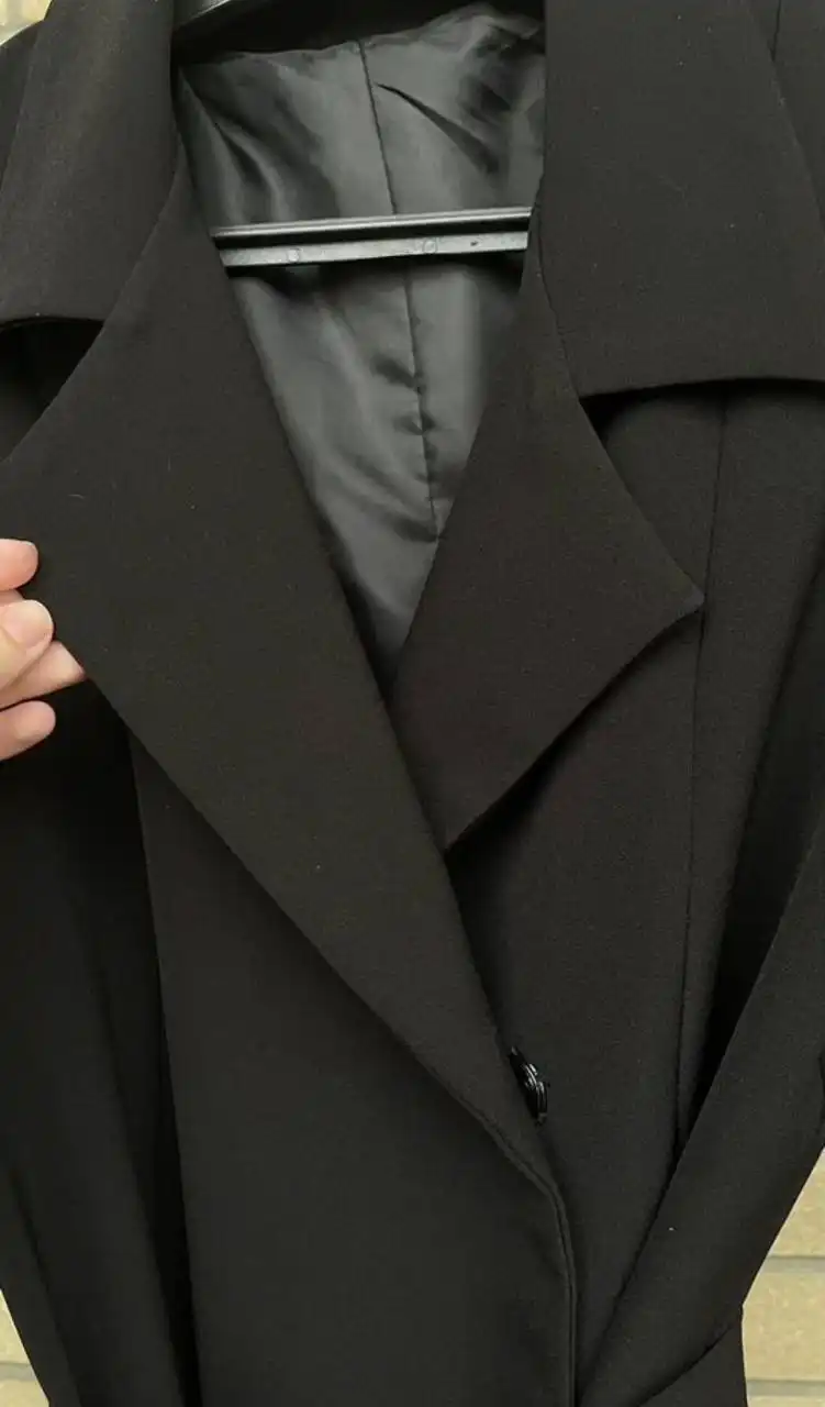 Платье-пиджак черное мини на заказ - Женская одежда (Одежда) в Ростов-на-Дону