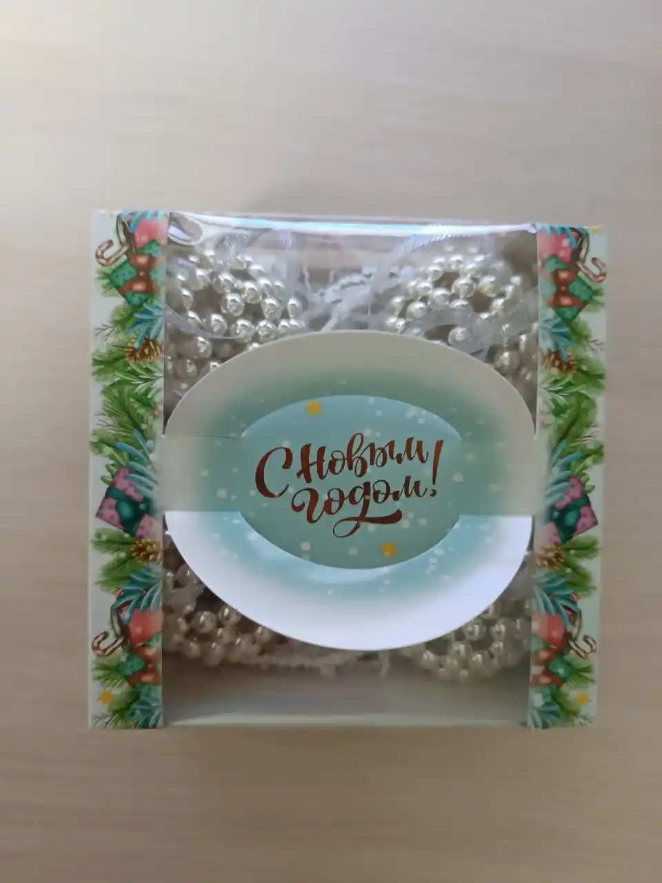 Новогодние шары из бусин