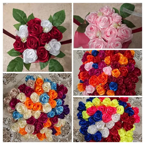 Розы из атласных лент на заказ - Хобби и отдых в Чебоксары
