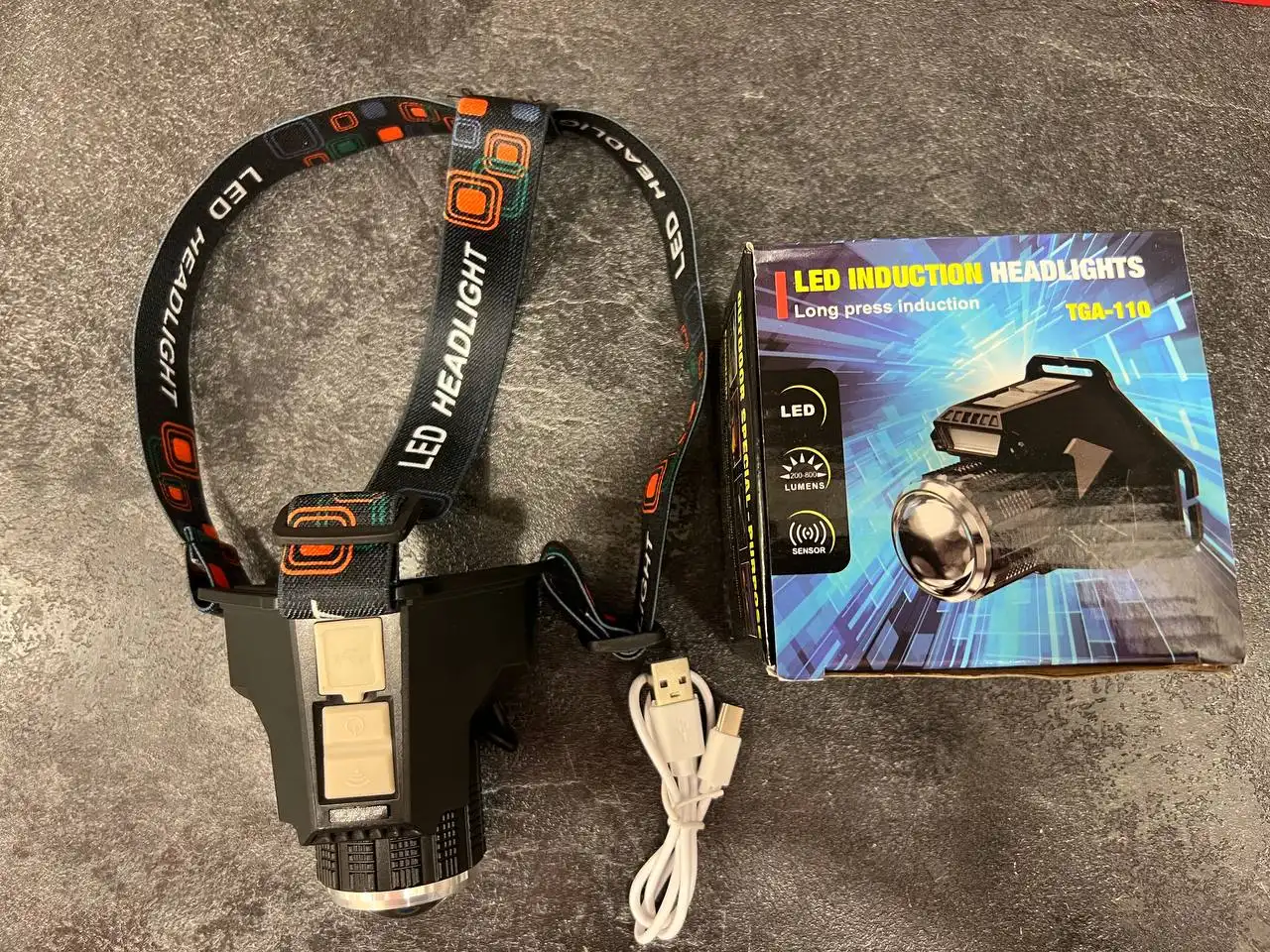 Мощный налобный фонарь