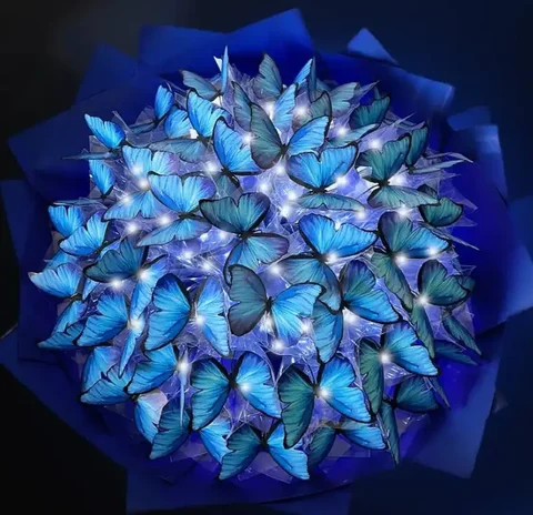 Светящийся букет из бабочек ручной работы - Хобби и отдых в Чебоксары