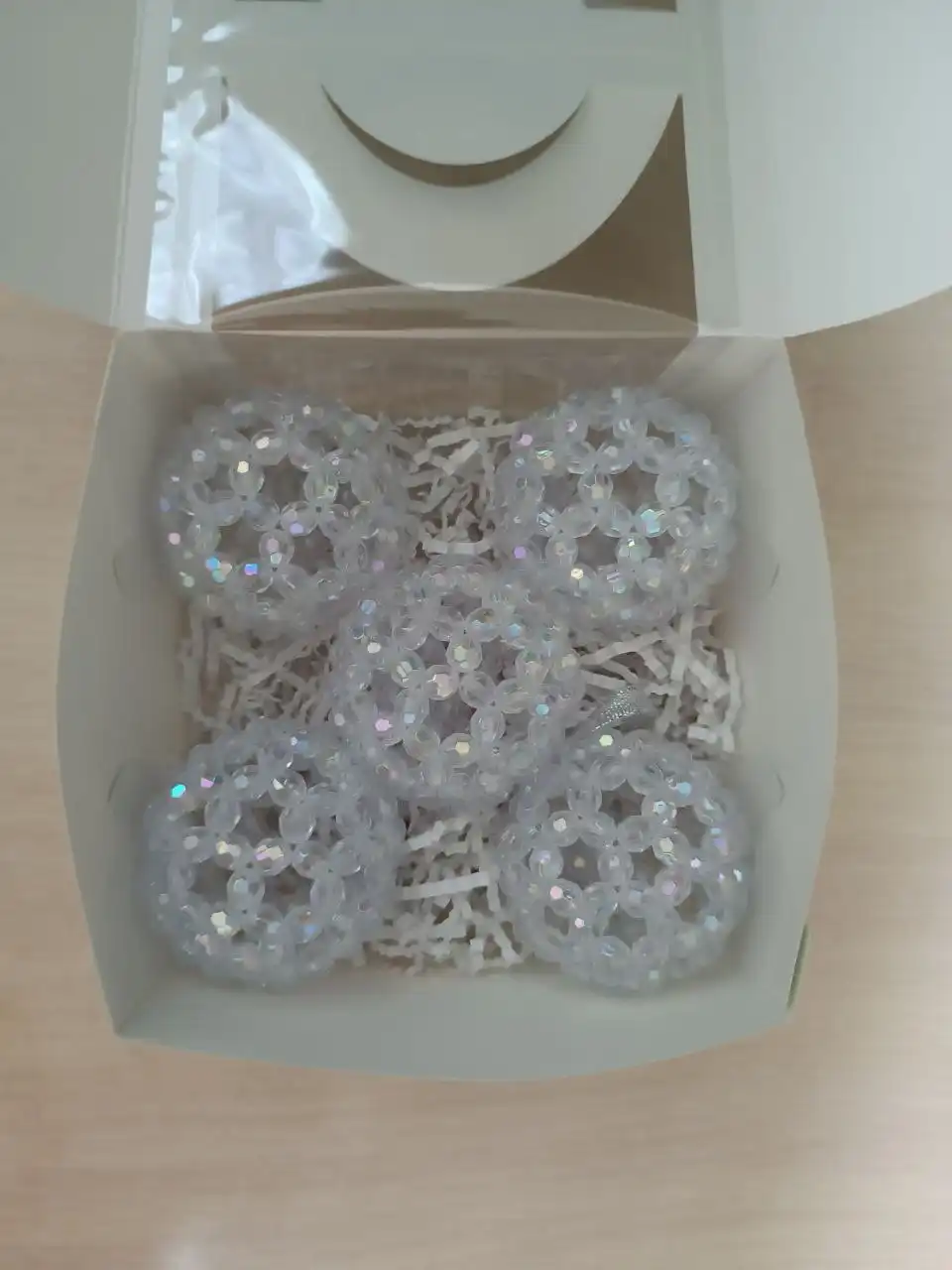 Елочные шары из бусин