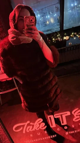 Шуба из кожи и меха песец 42-44 - Одежда в Чебоксары