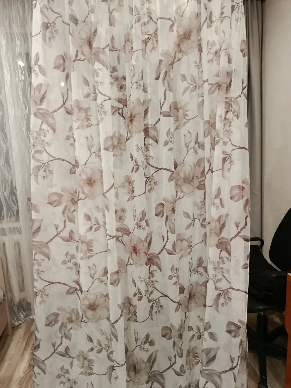 Тюль вуаль б/у 4000x2450 см