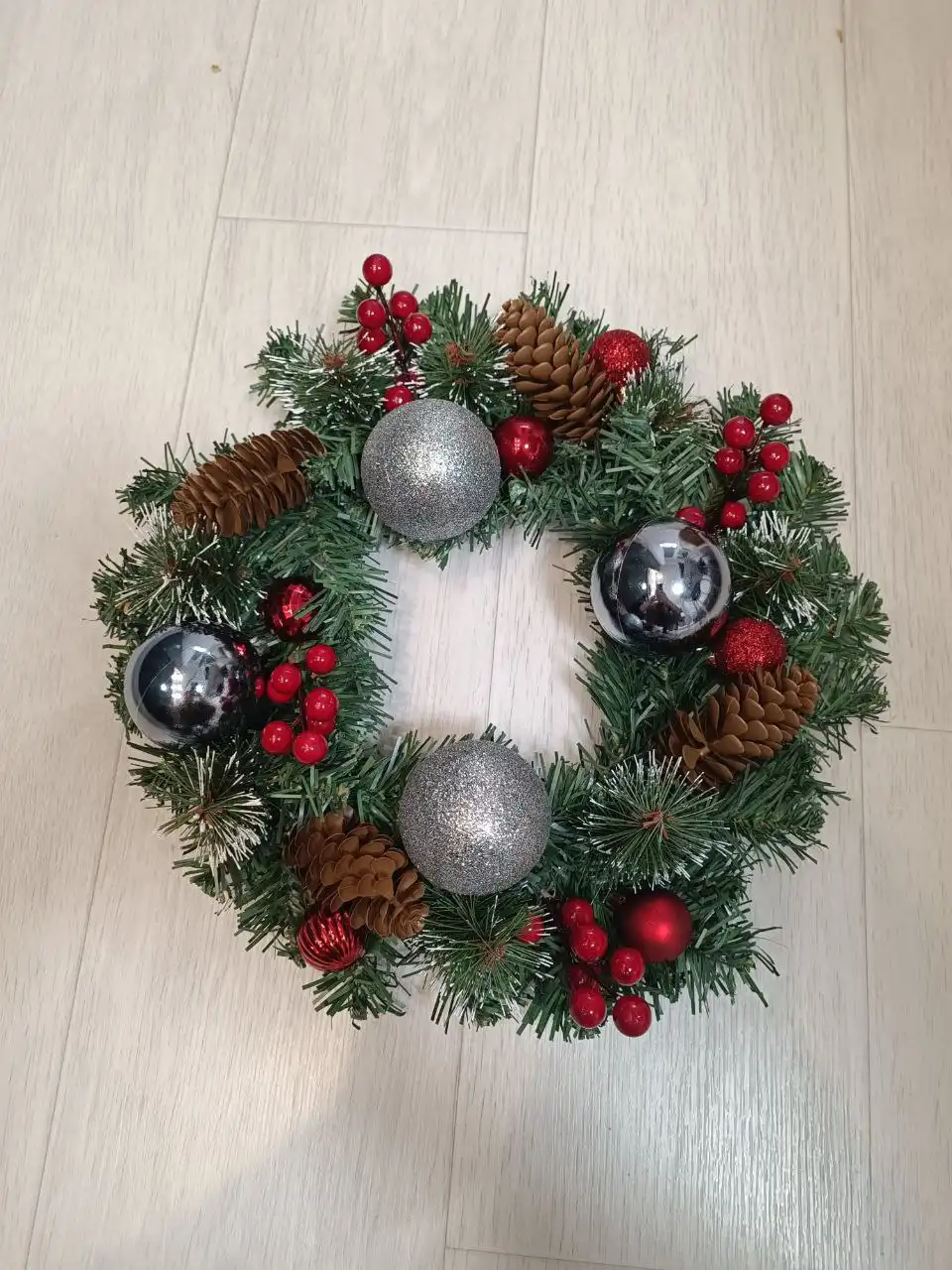 Новогодние венки, подсвечники, ёлки ручной работы