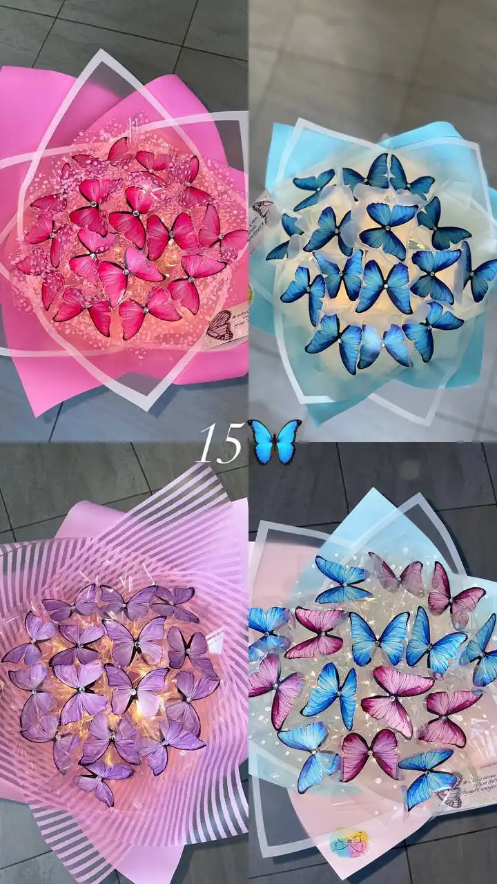 Букеты из бабочек на заказ