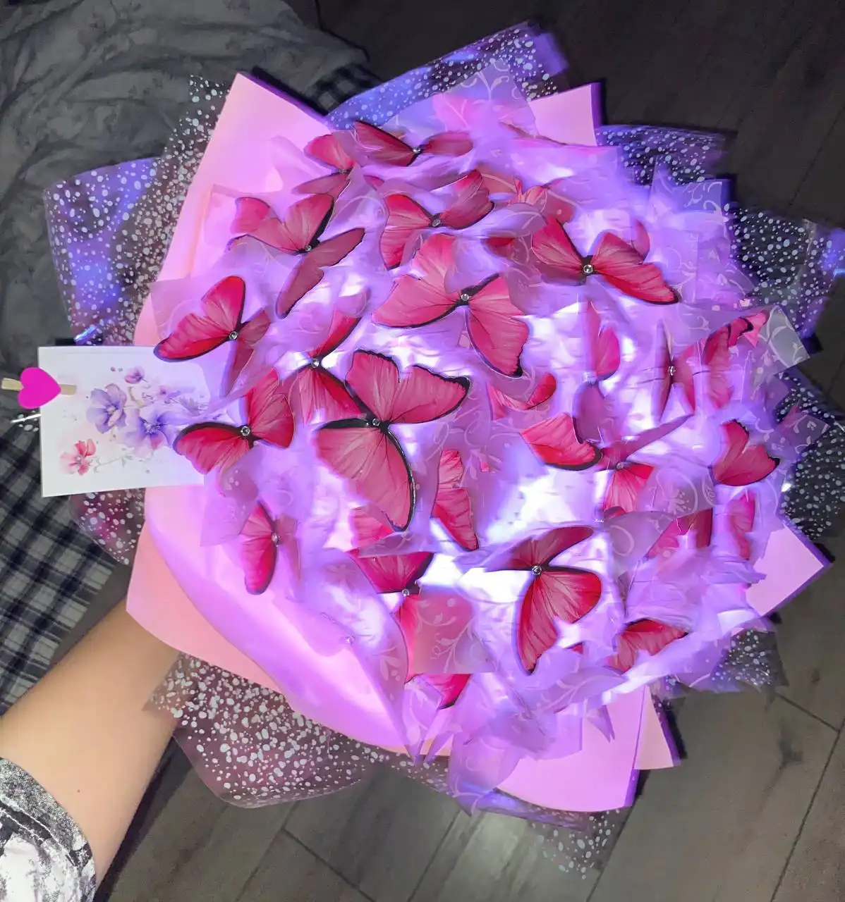 Букеты из бабочек на заказ