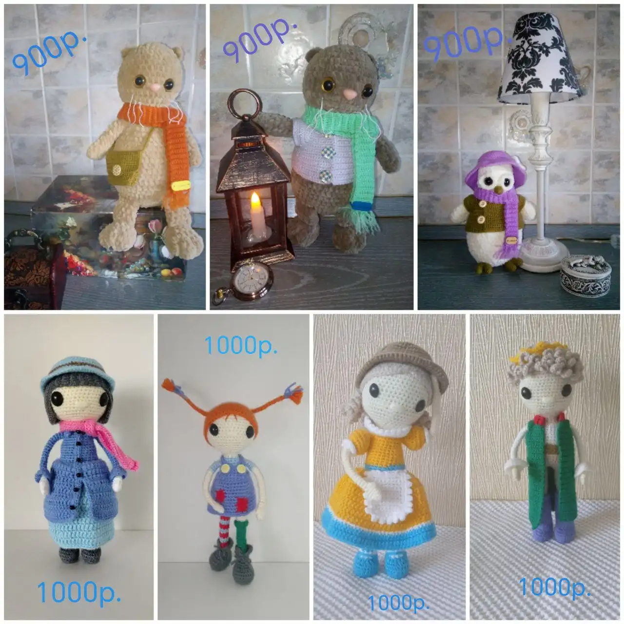 Игрушки ручной работы вязаные крючком