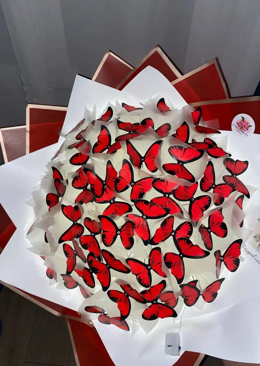 Букеты из бабочек на заказ