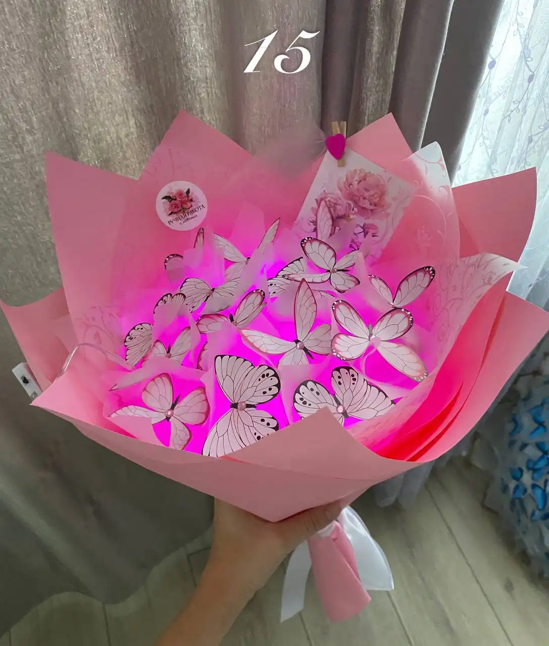 Букеты из бабочек на заказ