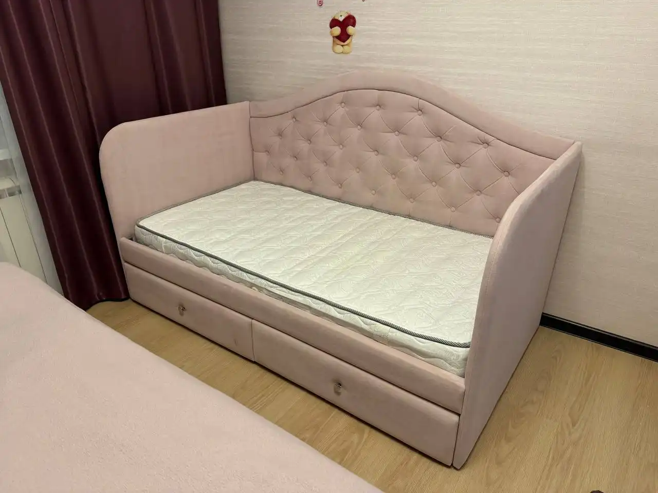 Кровать с матрасом 80x160 с ящиками - Мебель (Барахолка) в Чебоксары