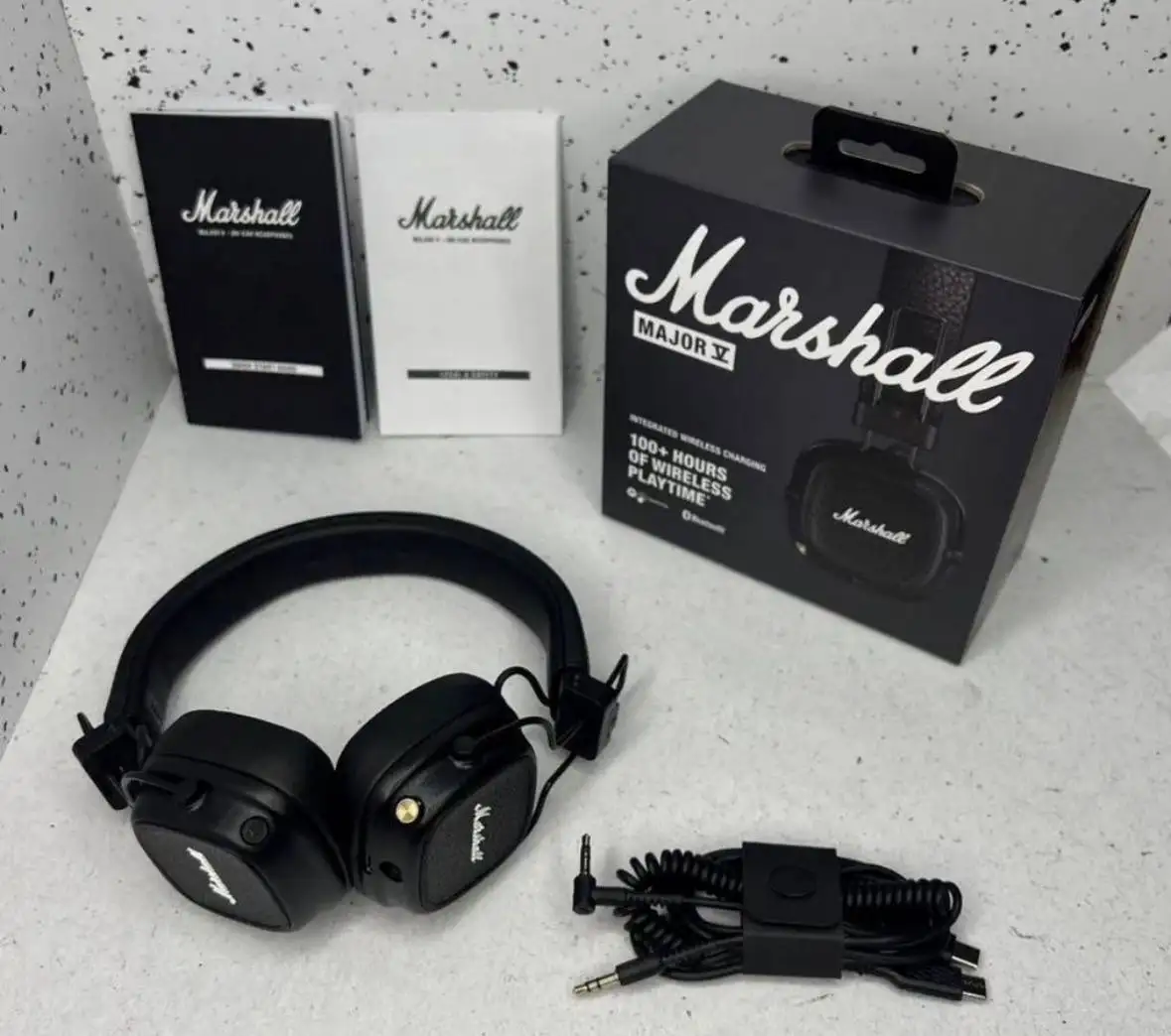 Наушники Marshall Major 5 бежевые и черные новые - Наушники (Электроника) в Чебоксары