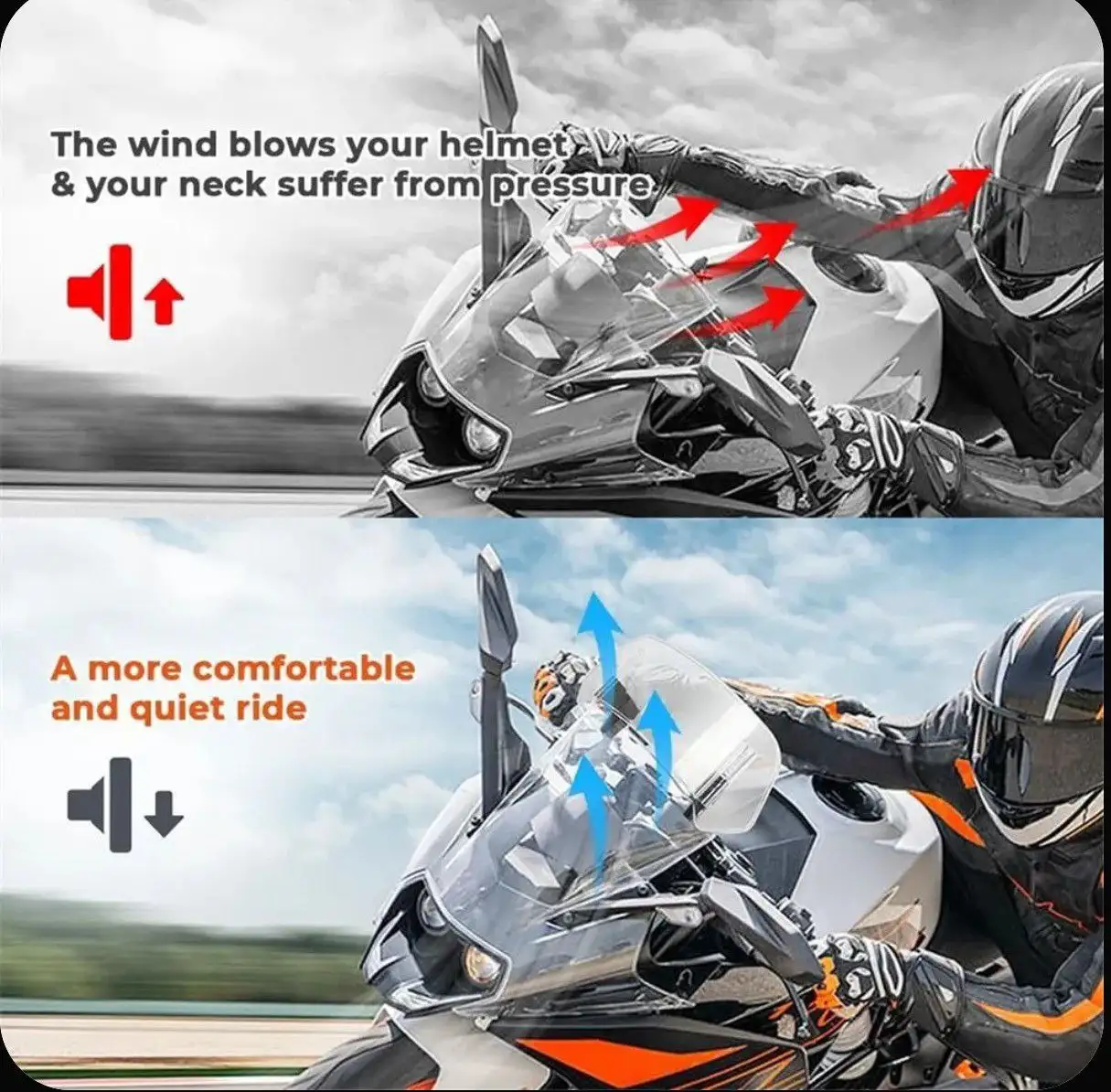 Ветровик на мотоцикл - Мотоциклы (Запчасти) в Чебоксары