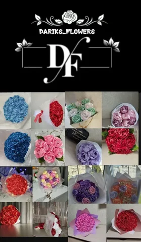 Букеты из атласных лент к 8 марта - Десерты в Чебоксары