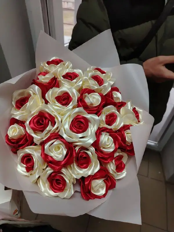 Букеты из атласных лент на 8 марта - Рукоделие (Хобби и отдых) в Чебоксары