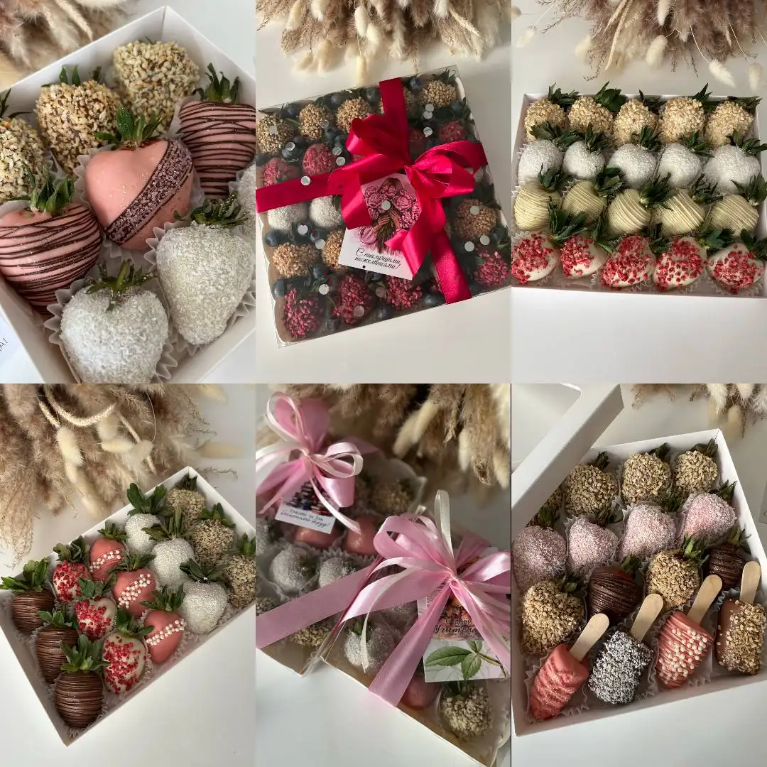 Клубника и финики в шоколаде к 8 марта - Продукты питания (Барахолка) в Чебоксары