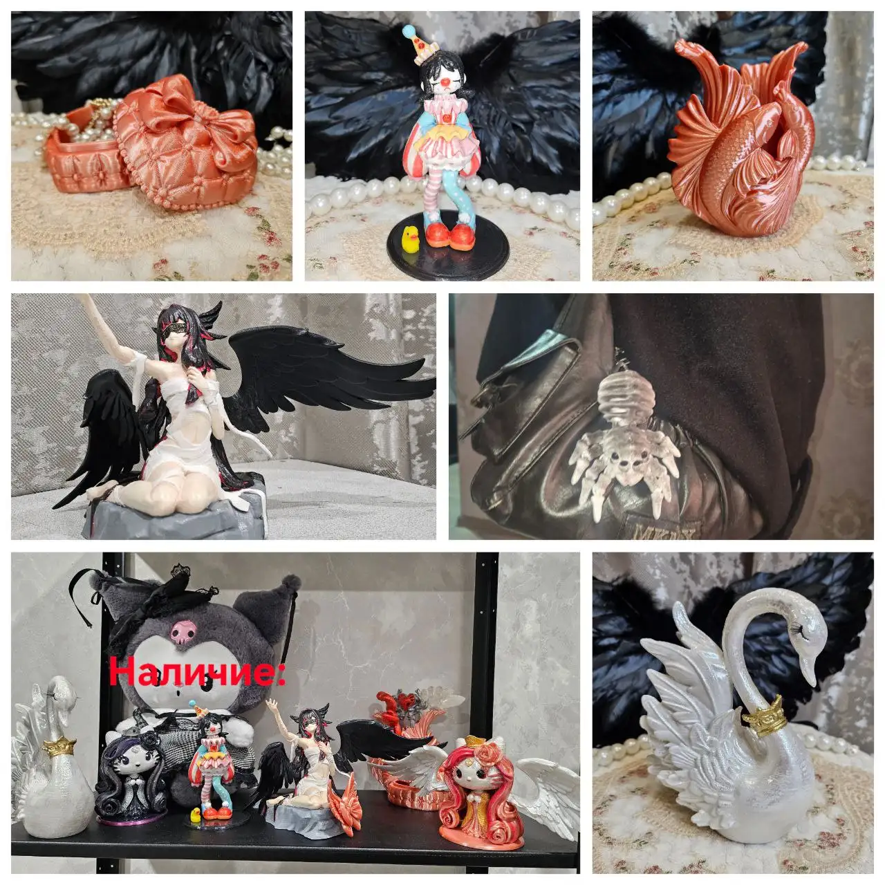 Печать 3D заколок и фигурок - 3D печать (Хобби и отдых) в Чебоксары