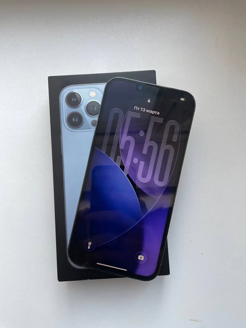 Продажа iPhone 13 Pro Max 128 ГБ голубой - Смартфоны (Электроника) в Чебоксары