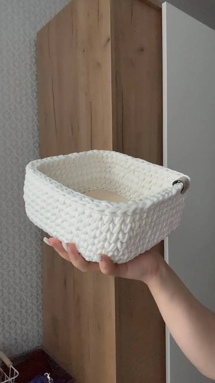 Вязаные корзины из трикотажной пряжи ручной работы - Рукоделие (Барахолка) в Чебоксары