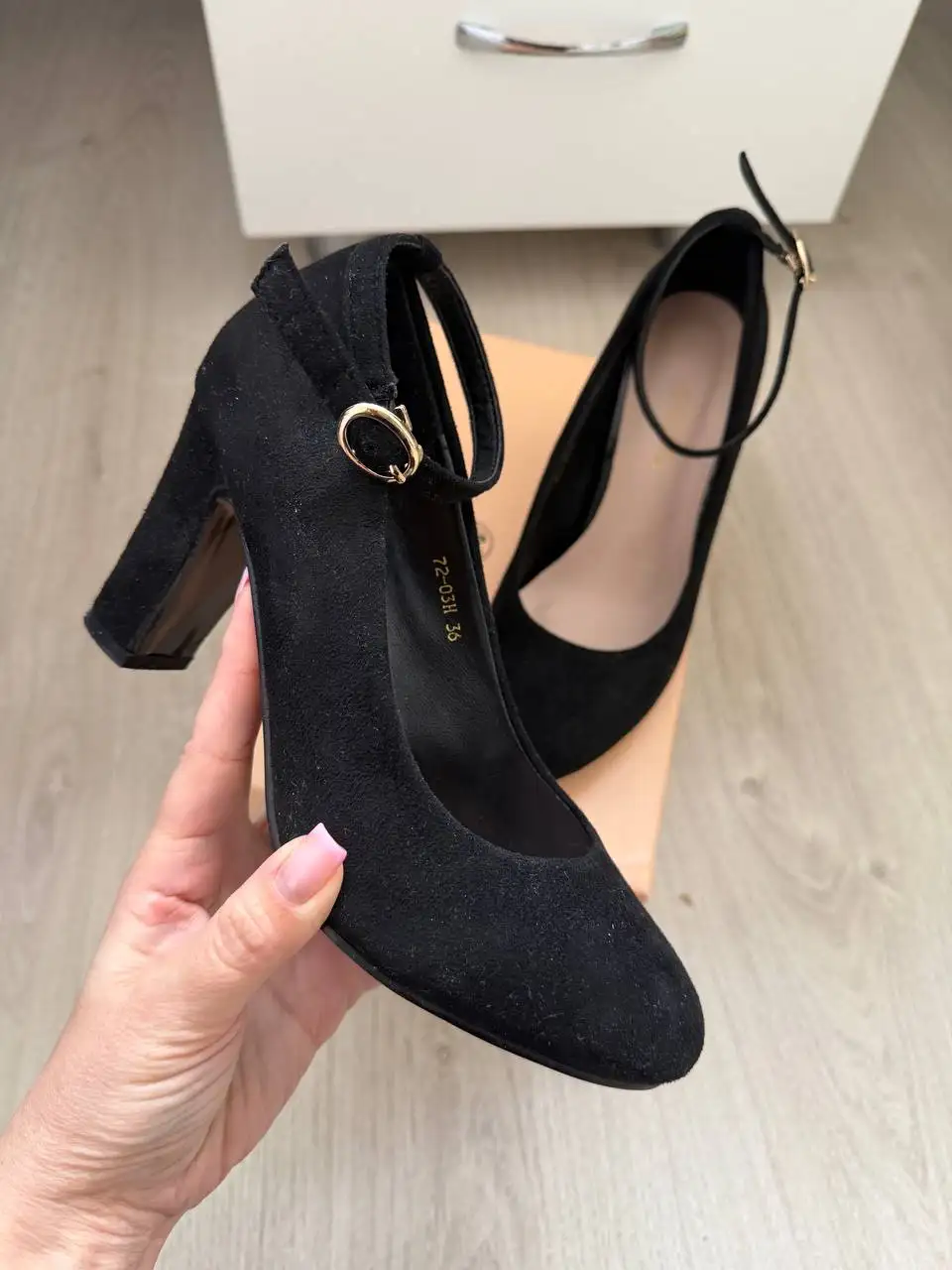 Туфли на устойчивом каблуке размер 36 - Обувь (Одежда) в Чебоксары