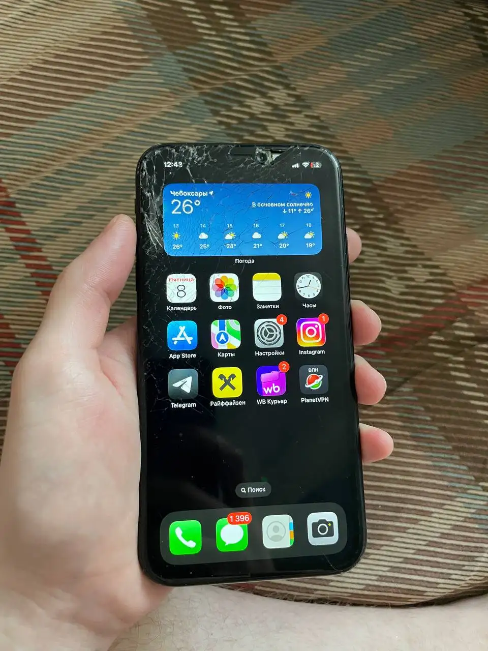 iPhone 128гб без Фейса - Смартфоны (Электроника) в Чебоксары