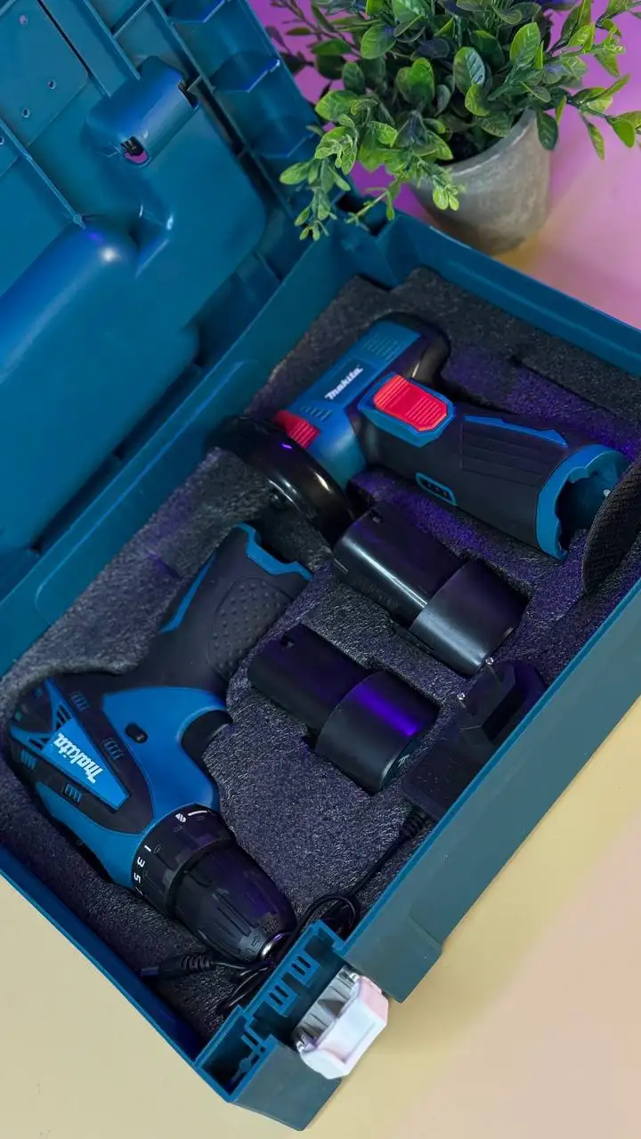 Продаю набор Makita шуруповерт + болгарка новые - Электроинструменты (Запчасти) в Чебоксары