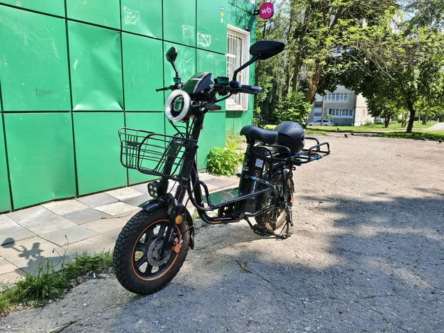 Электроскутер 1500W, 60V 21Ah, состояние 9/10 - Мобильные телефоны и аксессуары в Чебоксары