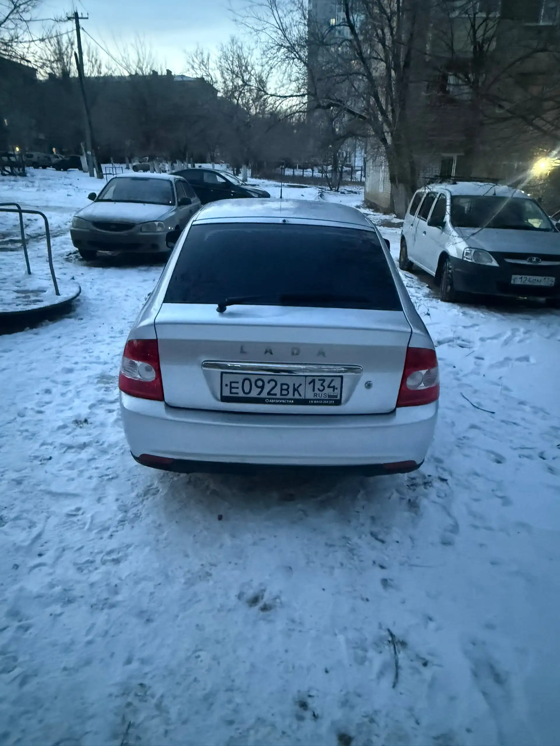 Lada Priora в хорошем состоянии с незначительными дефектами